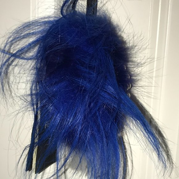 FENDI Karlito - Made in Italy - Karl Lagerfeld Studded Key Holder Bag Charm New! - Picture 15 of 16